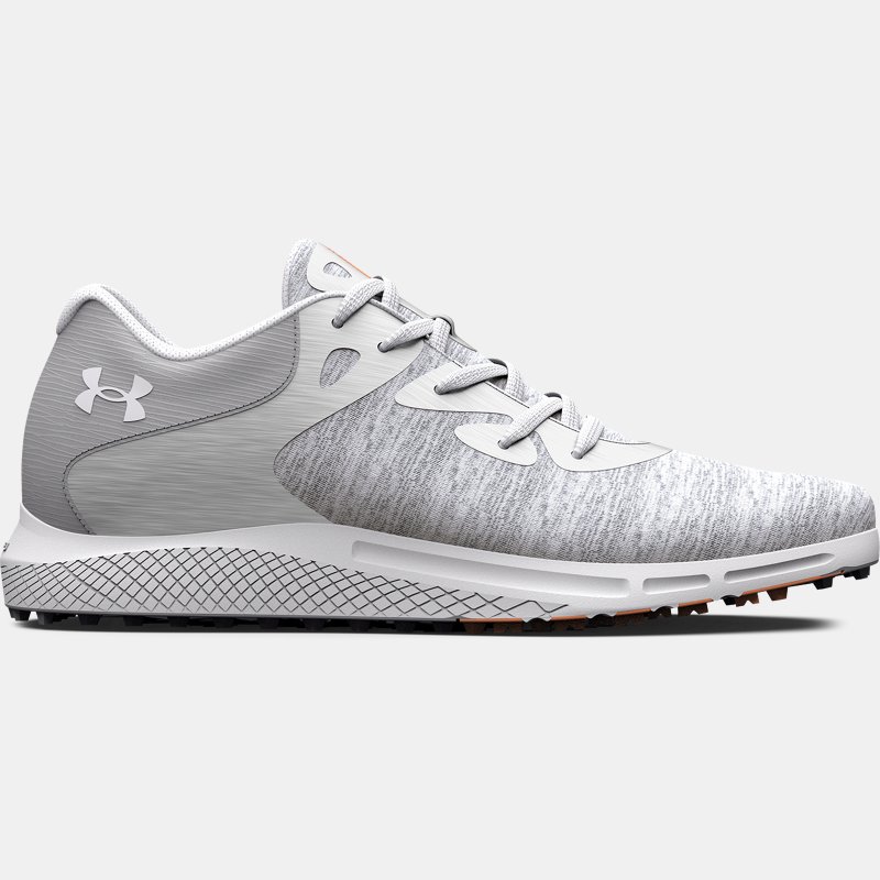 Women's Under Armour Charged Breathe 2 Knit Spikeless Golf Shoes Halo Gray / Halo Gray / White 42